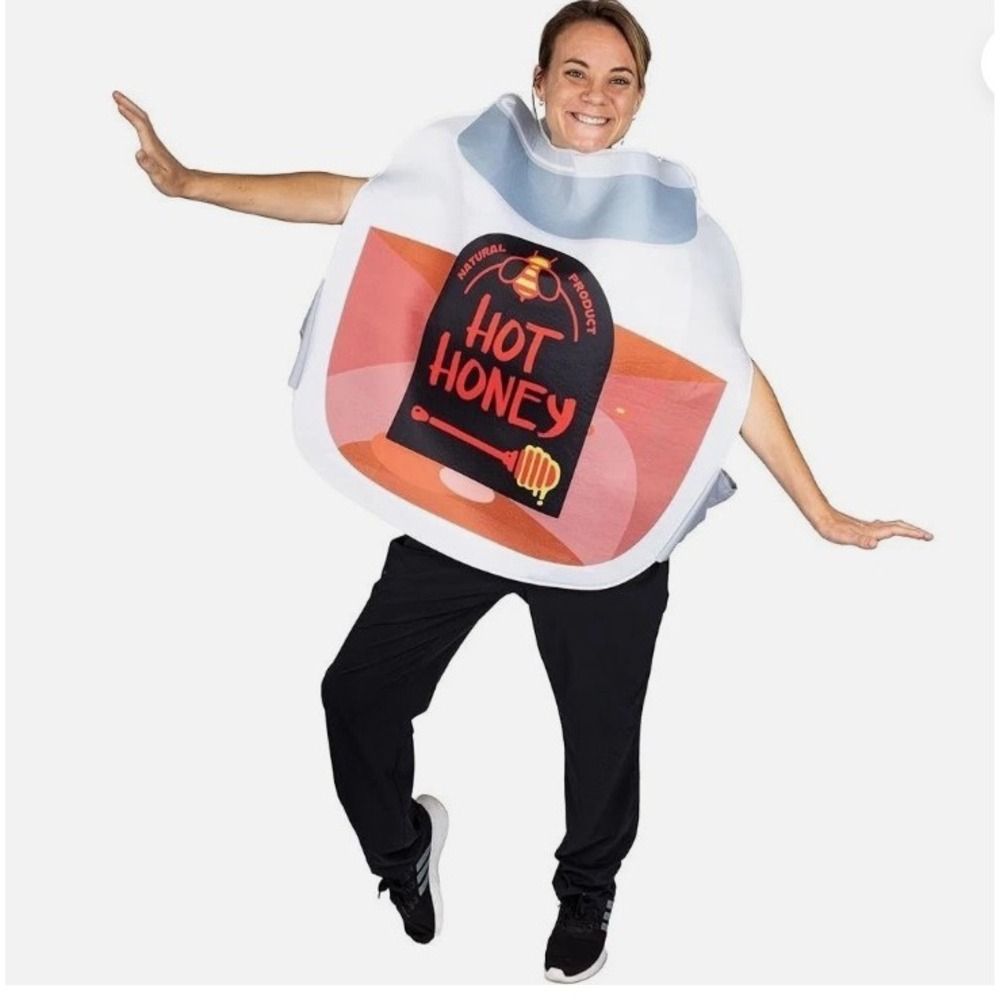 NEW Hot Honey Adult Unisex One Size Novelty Bodysuit Costume Halloween Cosplay‎